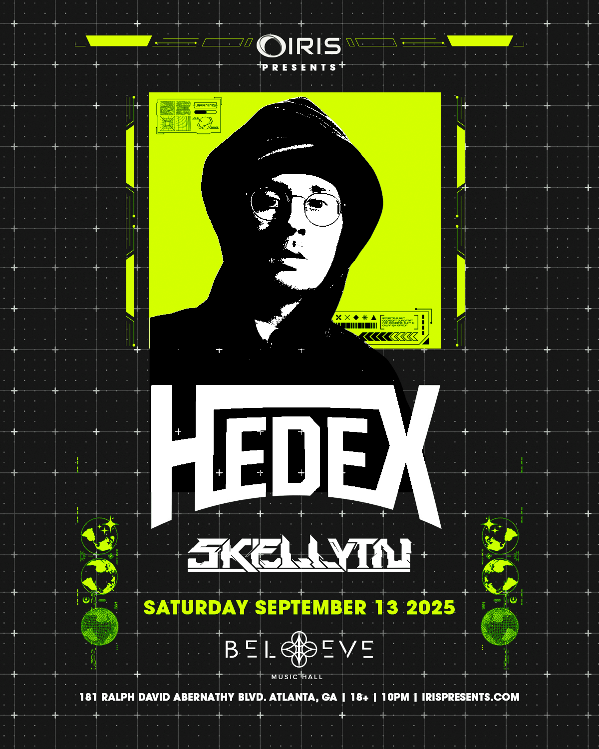 Hedex at Believe Music Hall Saturday, Sep 13, 2025 — Atlanta EDM